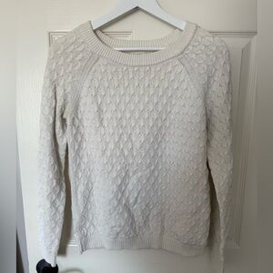 Old Navy Textured Cream Sweater